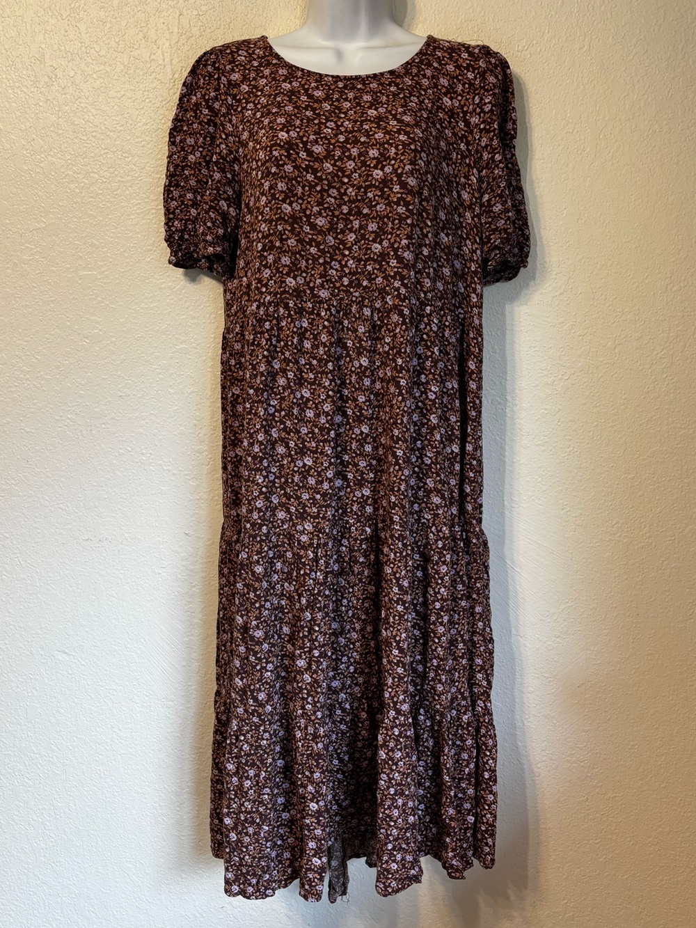 Aerie Cottagecore Ditsy Floral Tiered Maxi Dress Medium